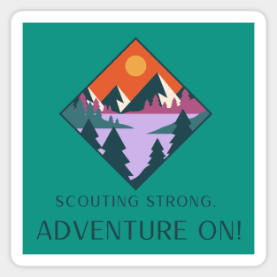 Scouting strong, Adventure on Sticker